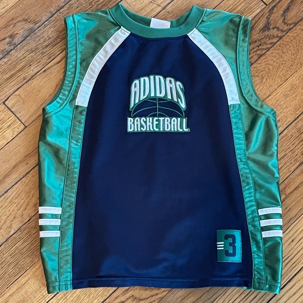 Adidas Basketball Jersey, Youth Size 6
